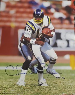 Autographed CHARLIE JOINER 11X14 San Diego Chargers Photo