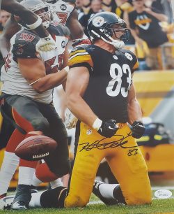 Autographed HEATH MILLER 11x14 Pittsburgh Steelers Photo with JSA COA