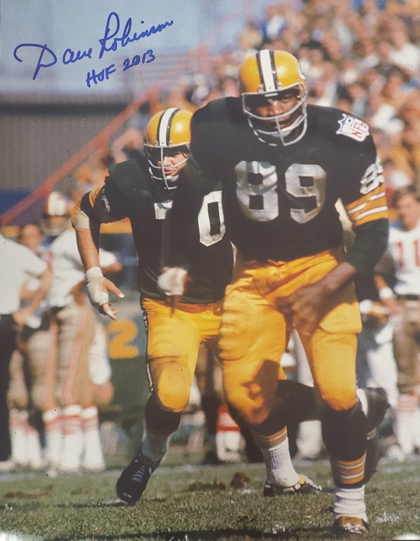 Autographed Dave Robinson 11x14 Green Bay Packers Photo
