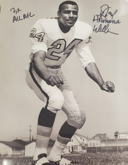 Autographed Fred "the Hammer" Williamson  Oakland Raiders 11x14 Photo with COA