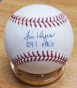 Autographed Jim Wynn "291 HR's"  Rawlings Official Major League Baseball w/ COA