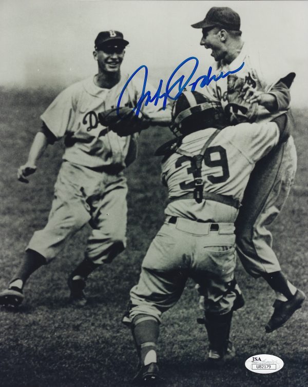AUTOGRAPHED JOHNNY PODRES 8x10 Brooklyn Dodgers Photo JSA