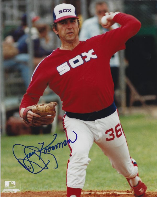 AUTOGRAPHED JERRY KOOSMAN 8X10 Chicago White Sox Photo