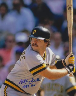 Autographed MIKE LAVALLIERE 8X10 Pittsburgh Pirates Photo