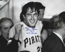 AUTOGRAPHED STEVE BLASS "1971 WS Champs" 8x10 Pittsburgh Pirates Photo