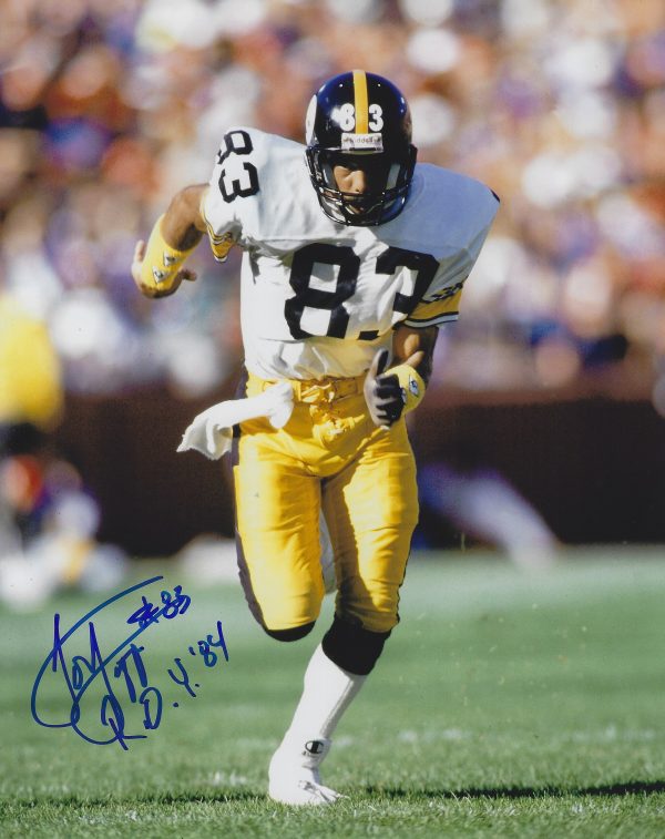Autographed LOUIS LIPPS "ROY 84" 8x10 Pittsburgh Steelers Photo