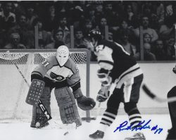 Autographed RICK KEHOE 8X10 Pittsburgh Penguins Photo