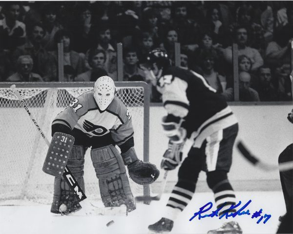 Autographed RICK KEHOE 8X10 Pittsburgh Penguins Photo