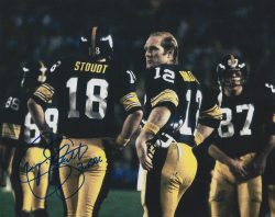 Autographed CLIFF STOUDT "2x SBC" 8x10 Pittsburgh Steelers Photo