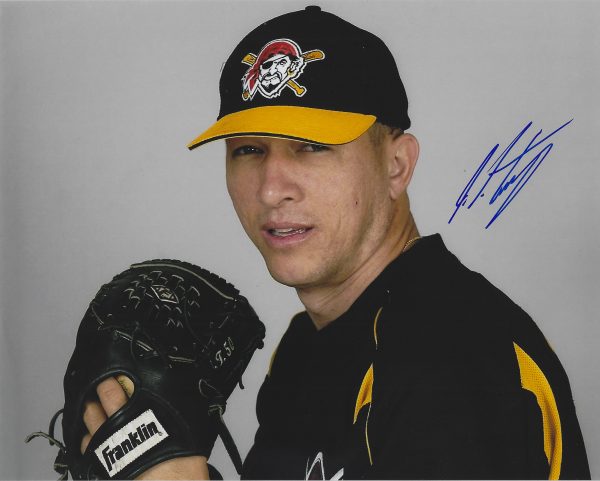 AUTOGRAPHED JULIAN TAVAREZ 8x10 Pittsburgh Pirates Photo