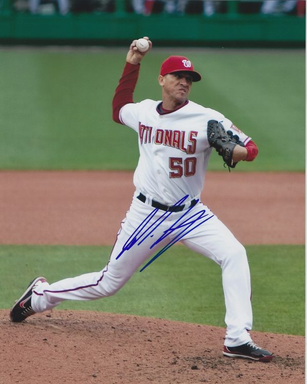 AUTOGRAPHED JULIAN TAVAREZ 8x10 Washington Nationals Photo