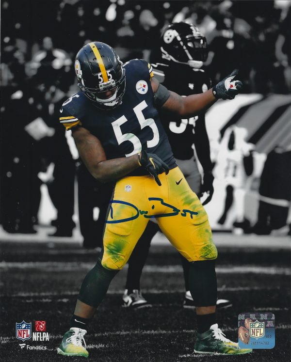 Autographed DEVIN BUSH 8X10 Pittsburgh Steelers Photo