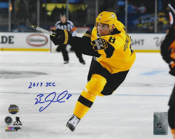Autographed BRIAN DUMOULIN "2017" SCC 8x10 Pittsburgh Penguins Photo