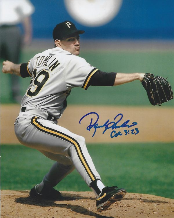 Autographed RANDY TOMLIN 8X10 Pittsburgh Pirates Photo