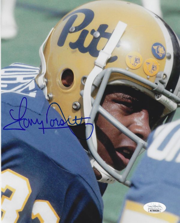 Autographed TONY DORSETT Pitt Panthers 8x10 Photo JSA