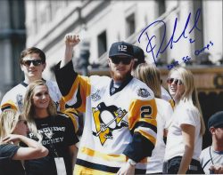 Autographed CHAD RUHWEDEL "2017" SCC 8x10 Pittsburgh Penguins Photo