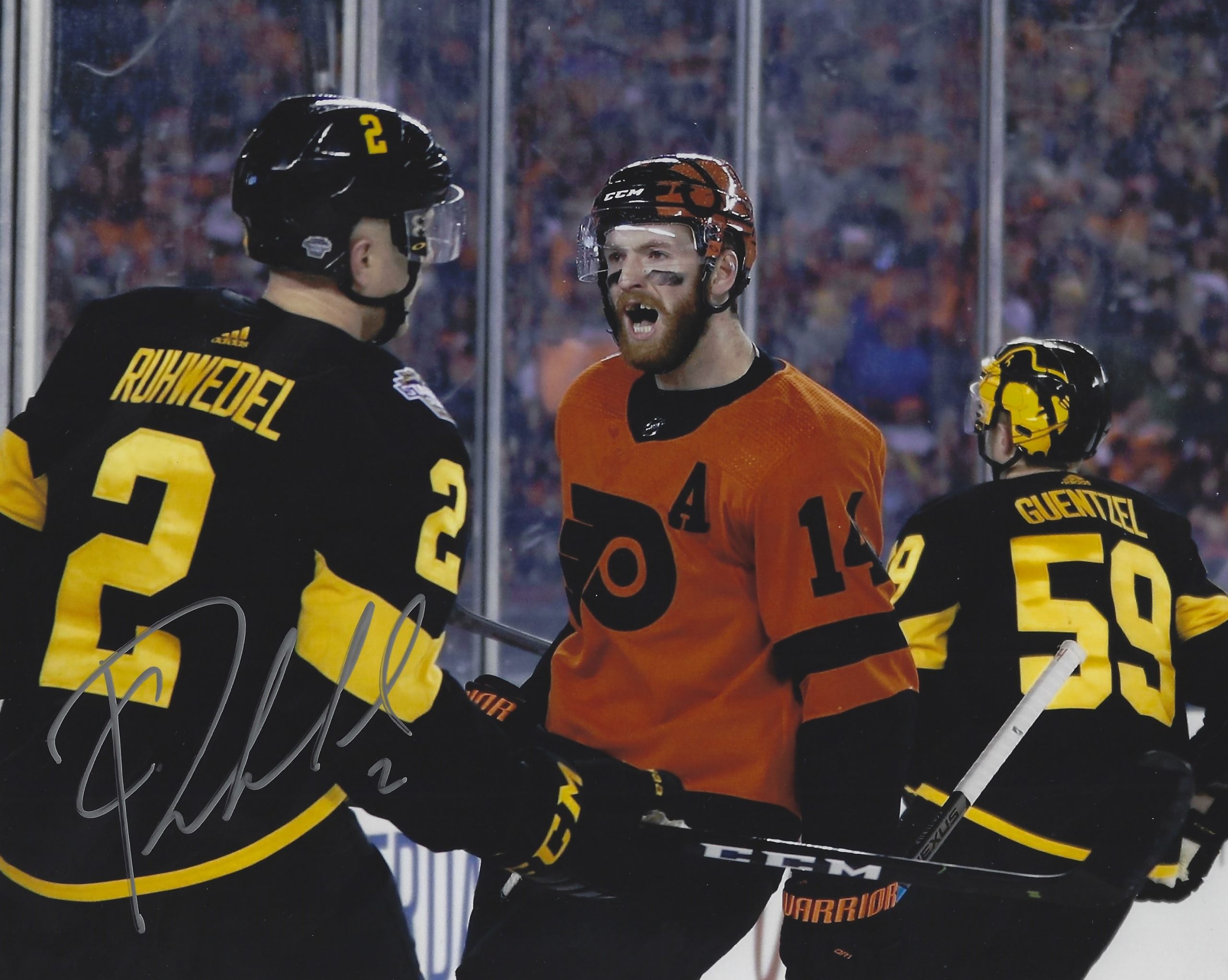 Autographed CHAD RUHWEDEL 2017 SCC 8x10 Pittsburgh Penguins Photo - Main  Line Autographs