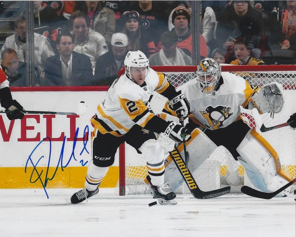 Autographed CHAD RUHWEDEL 8x10 Pittsburgh Penguins Photo