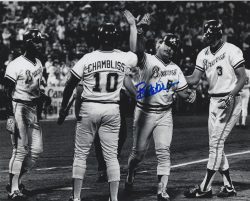 AUTOGRAPHED BOB HORNER 8X10 Atlanta Braves photo
