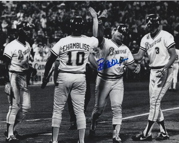 AUTOGRAPHED BOB HORNER 8X10 Atlanta Braves photo