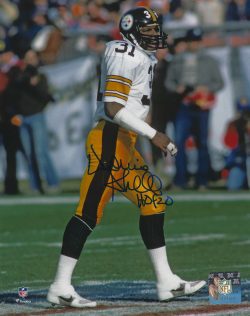 Autographed DONNIE SHELL "HOF 20" 8X10 Pittsburgh Steelers Photo