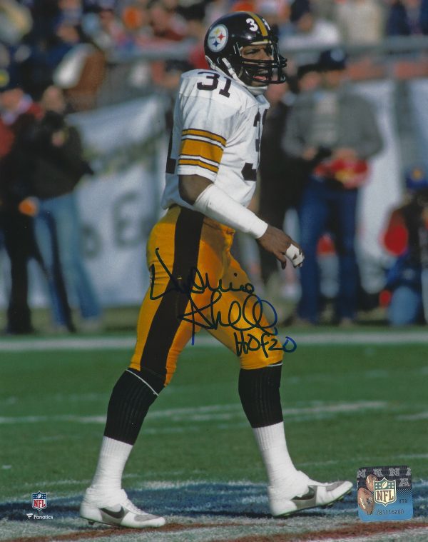Autographed DONNIE SHELL "HOF 20" 8X10 Pittsburgh Steelers Photo