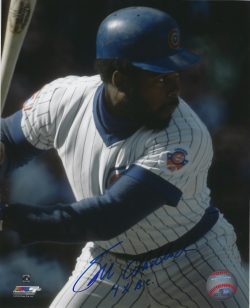 AUTOGRAPHED  BILL MADLOCK "4x BC" 8X10 Chicago Cubs Photo