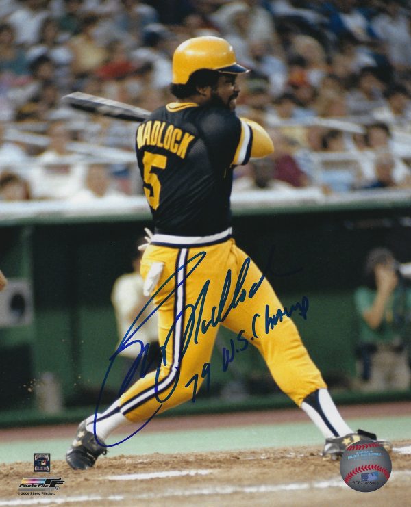 AUTOGRAPHED BILL MADLOCK "79 WSC" 8x10 Pittsburgh Pirates Photo