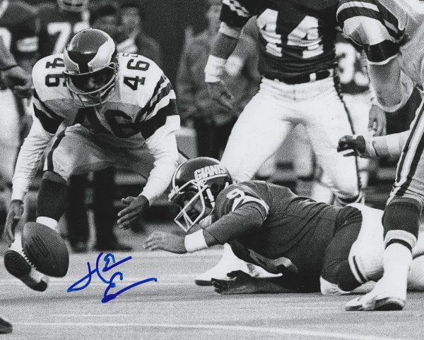Autographed  HERM EDWARDS 8x10 Philadelphia Eagles Photo