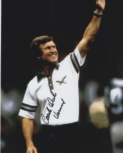 Autographed 8x10 Dick Vermeil Philadelphia Eagle Photo