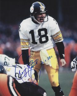 Autographed CLIFF STOUDT "2x SBC" 8x10 Pittsburgh Steelers Photo