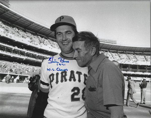 AUTOGRAPHED STEVE BLASS "1971 WS Champs" 8x10 Pittsburgh Pirates Photo