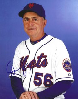 AUTOGRAPHED DAVE JAUSS 8x10 New York Mets photo