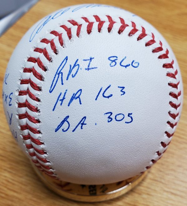 Autographed BILL MADLOCK "Maddog" Stat Ball Official Major League Baseball - Image 2