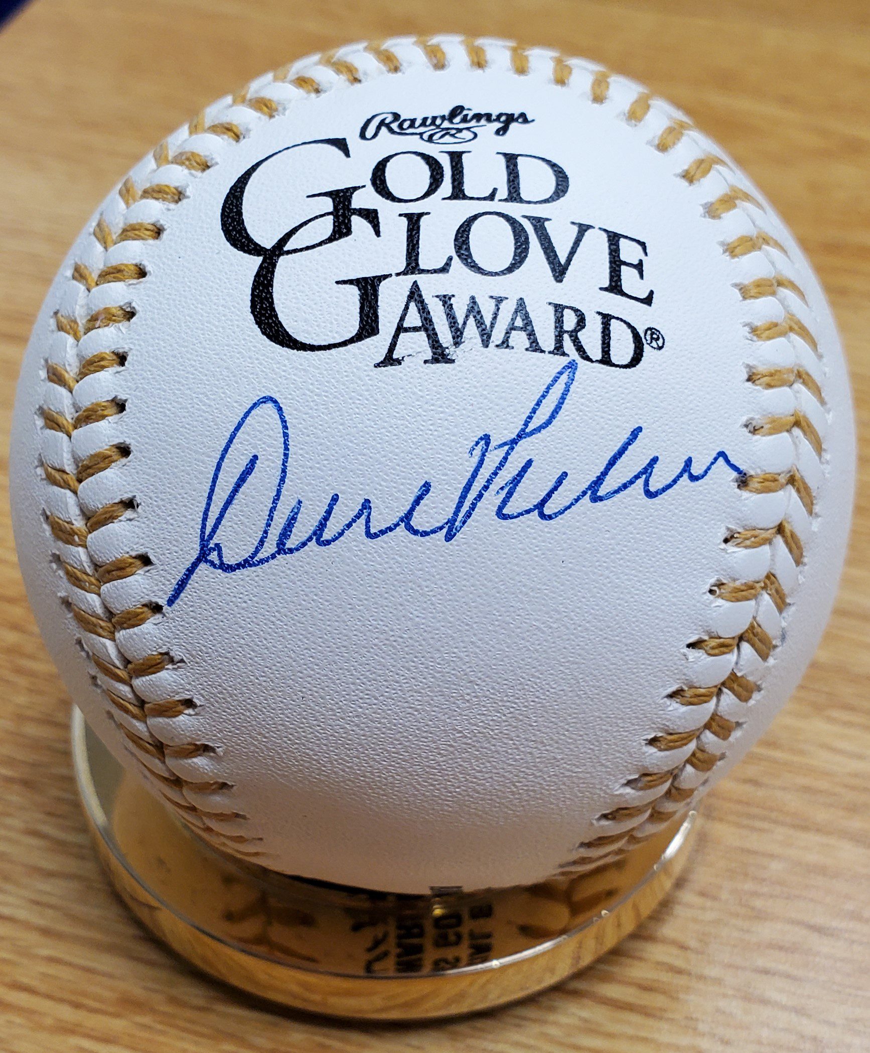Autographed DAVE PARKER Official Gold Glove Major League Baseball - Main  Line Autographs