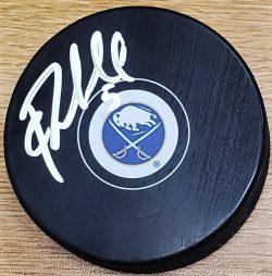Autographed CHAD RUHWEDEL Buffalo Sabres Hockey Puck