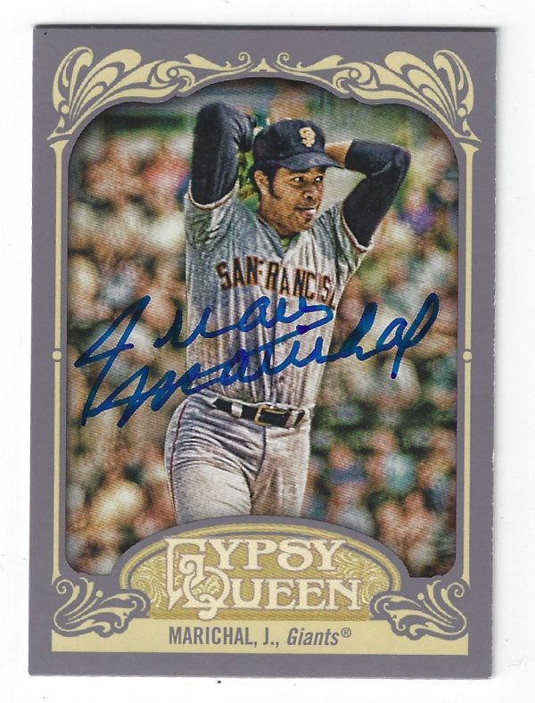 Autographed JUAN MARICHAL 2012 Gypsy Queen Card