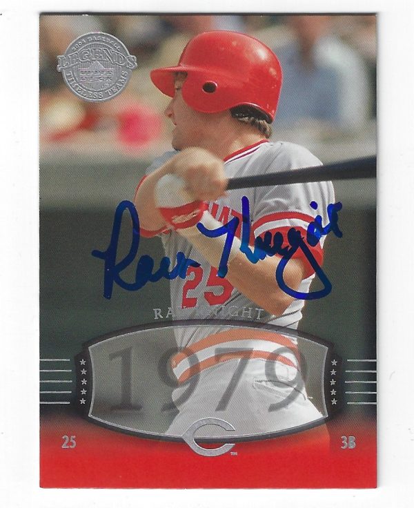 Autographed RAY KNIGHT 2004 Upper Deck Timeless Team Card