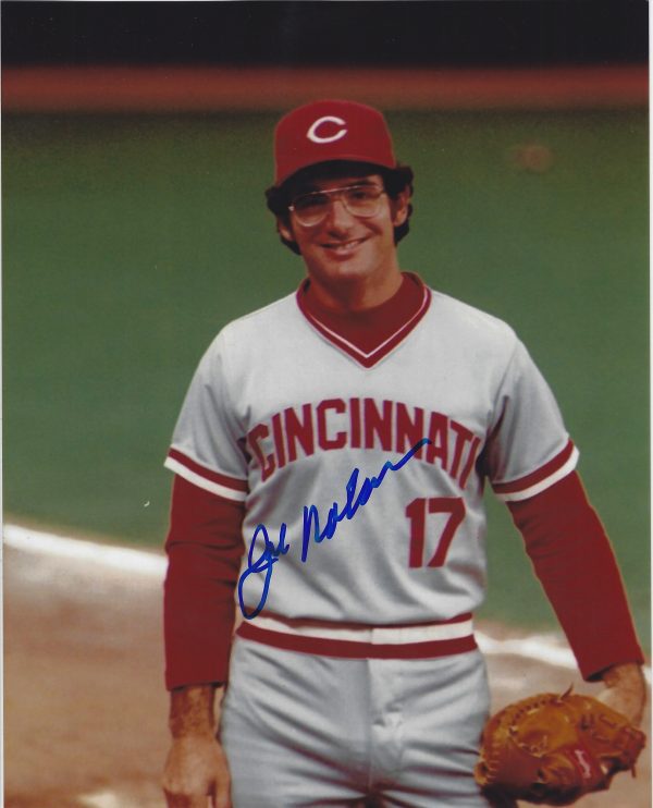 AUTOGRAPHED JOE NOLAN 8x10 Cincinnati Reds photo