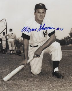 AUTOGRAPHED MOOSE SKOWRON 8X10 New York Yankees Photo