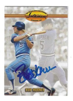 Autographed BOB HORNER Atlanta Braves 1993 Ted Williams Card Company Card