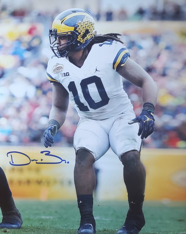 Autographed DEVIN BUSH 11X14 Michigan Wolverines Photo