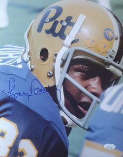 Autographed TONY DORSETT Pitt Panthers 11X14 Photo JSA