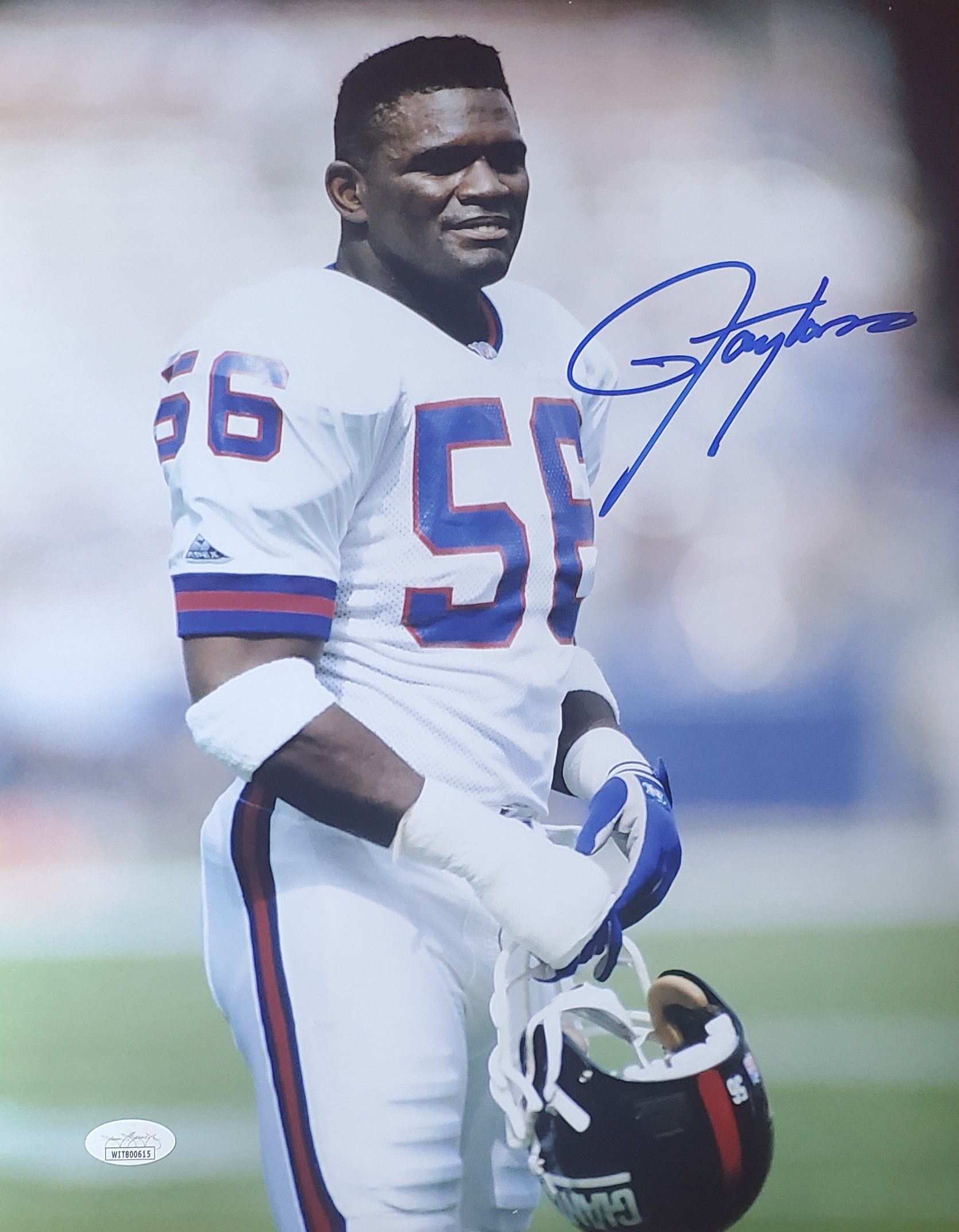 Autographed Lawrence Taylor New York Giants 11X14 Photo JSA - Main