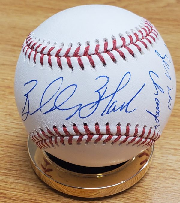 Autographed BUD BLACK "85 World Series Champs" Rawlings Official Major League Baseball