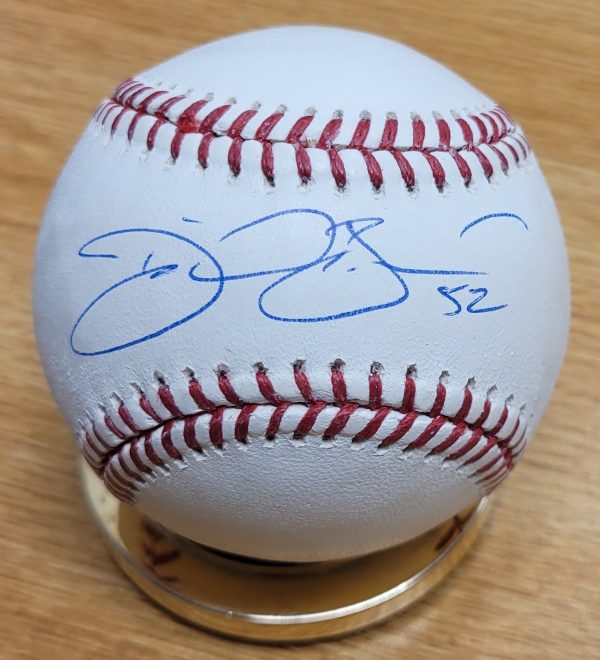Autographed DANIEL BARD Rawlings Official Major League Baseball
