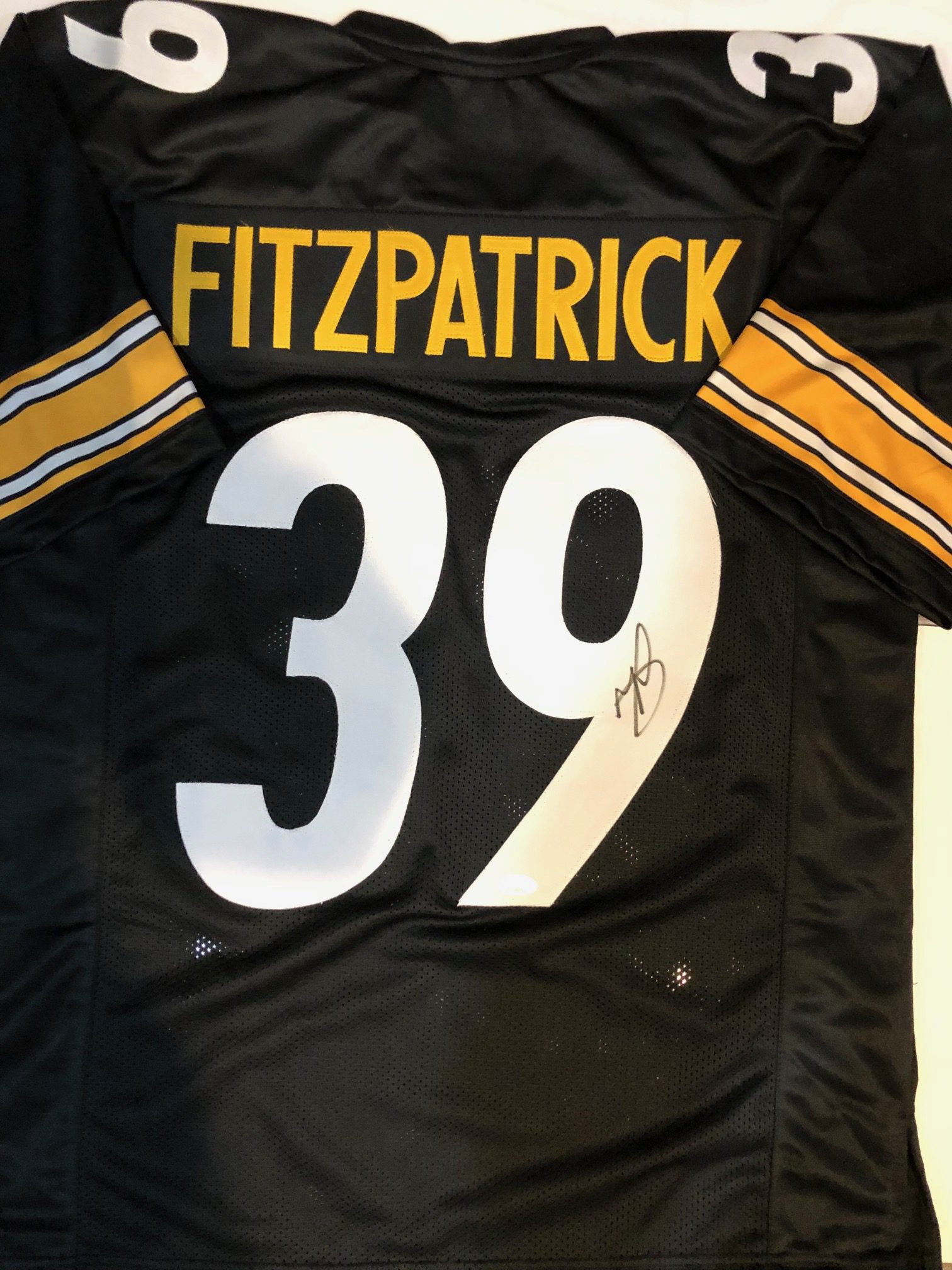 Autographed Minkah Fitzpatrick Steelers Custom Jersey - with JSA