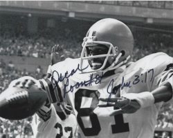 Autographed OSCAR ROAN 8X10 Cleveland Browns Photo