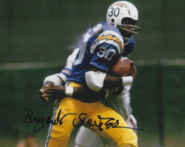 Autographed BRYANT SALTER 8X10 San Diego Chargers Photo