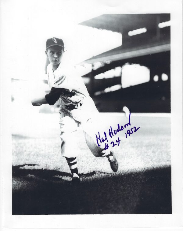 AUTOGRAPHED HAL HUDSON 8x10 Chicago White Sox Photo
